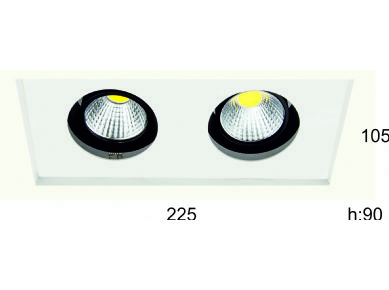 GMME SPOTLAR / TRIMLESS SQUARE 2X S